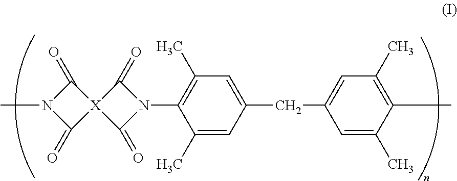 High permeance polyimide membranes for air separation