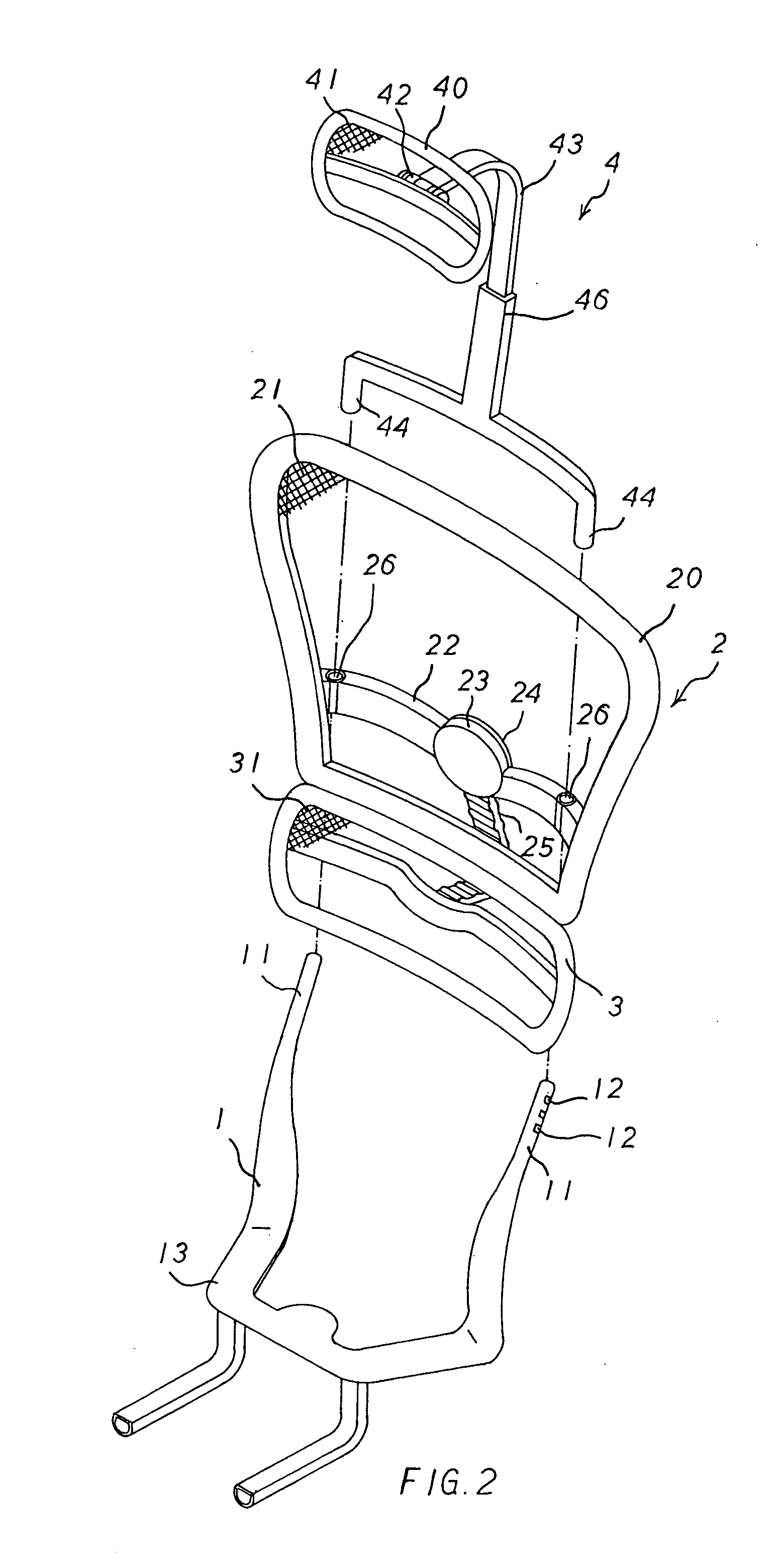 Multi-stage backrest assembly