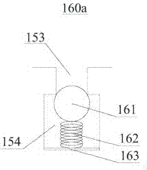 Sponge city drainage structure and sponge city water circulation method