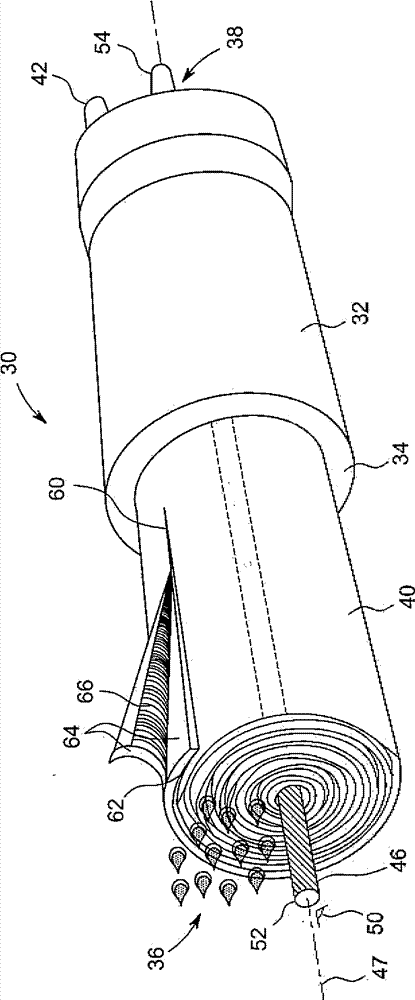 Spiral wound membrane element product water tube with external flow grooves