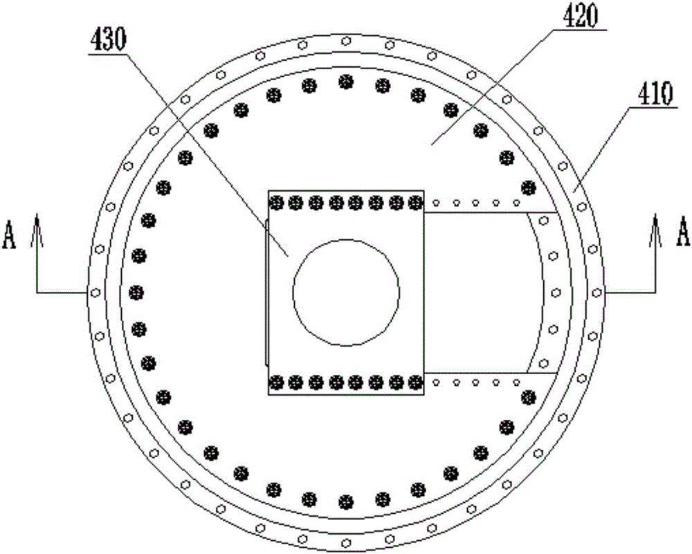 Supporting frame for photovoltaic power generation tracking device