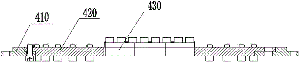 Supporting frame for photovoltaic power generation tracking device