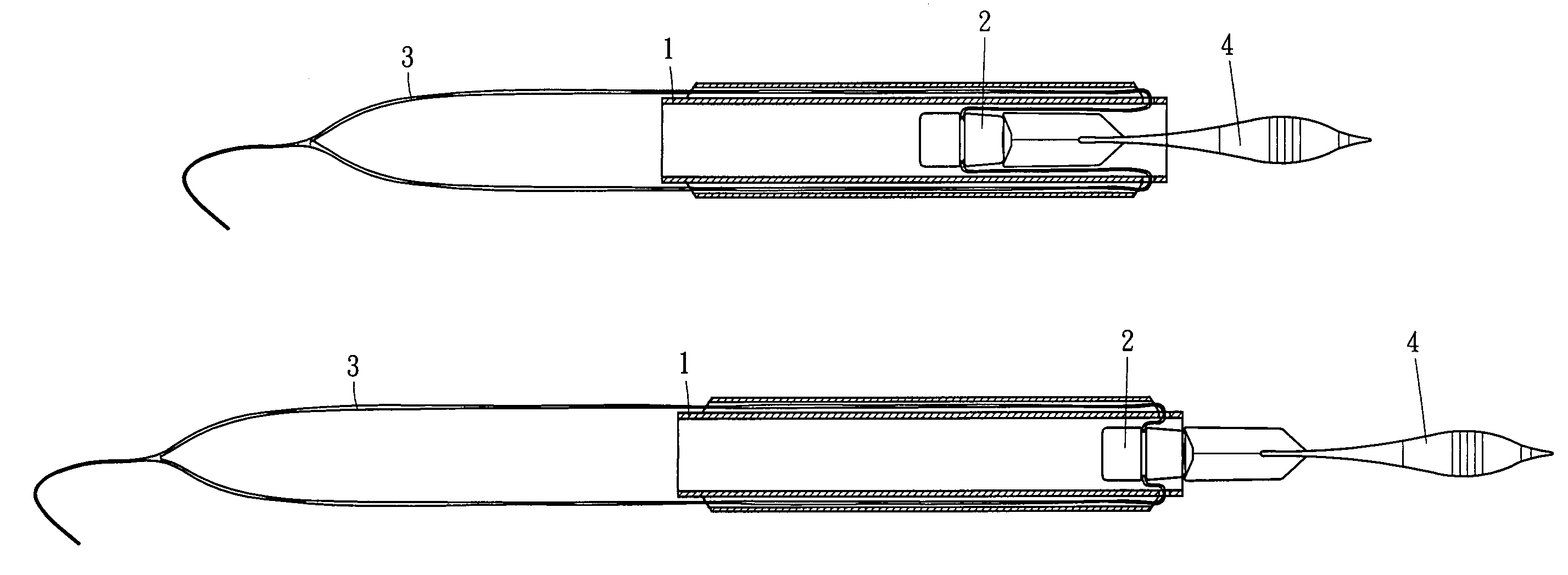 Springless shooting dart