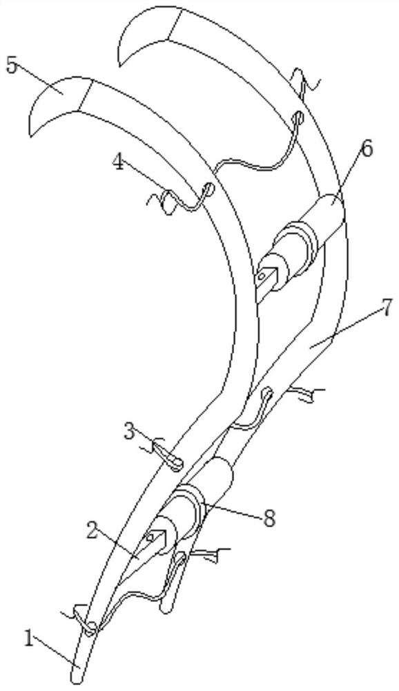 Fixing device for femoral greater trochanter fracture