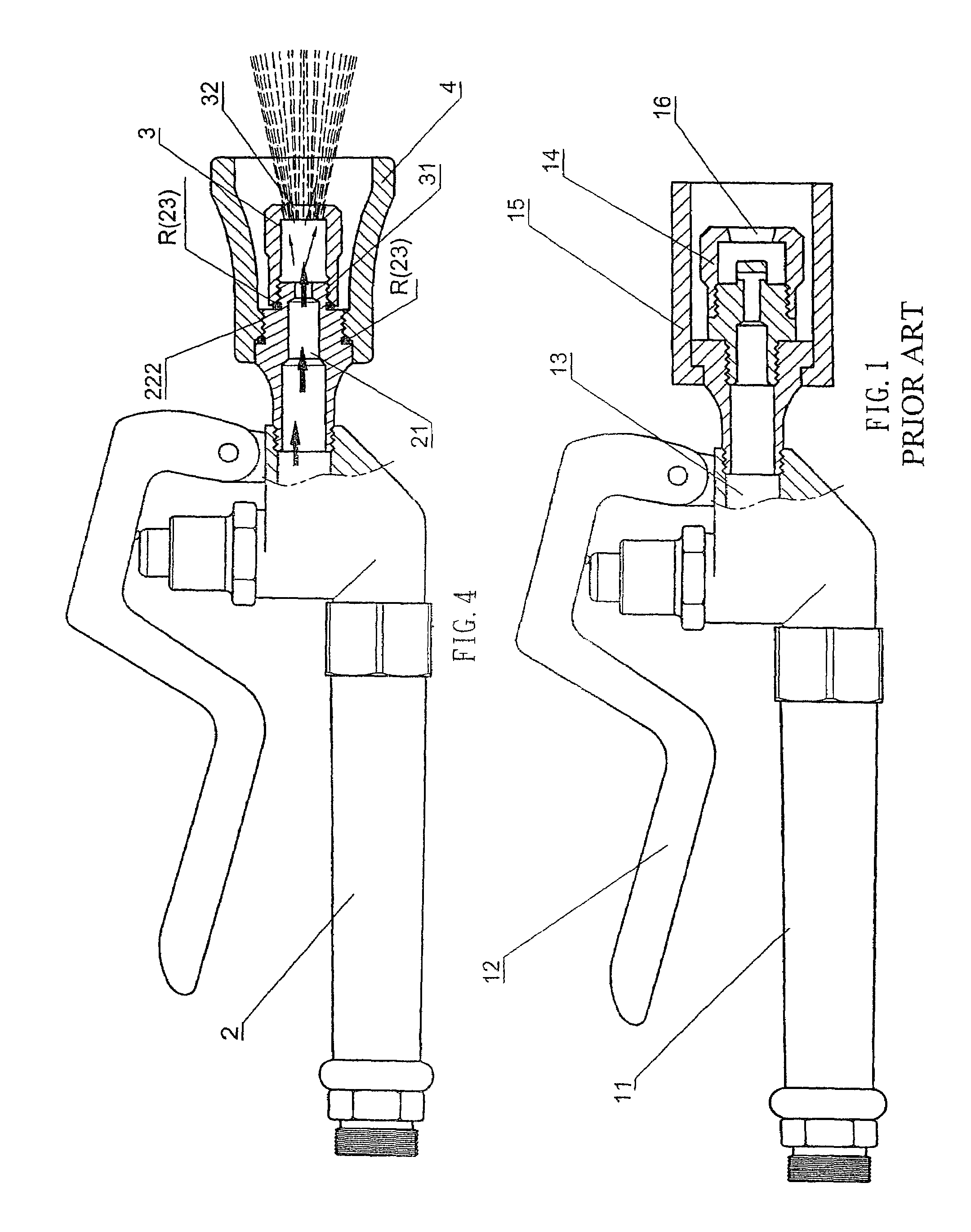 Adjustable knife-curtain outlet structure of cleanout handle