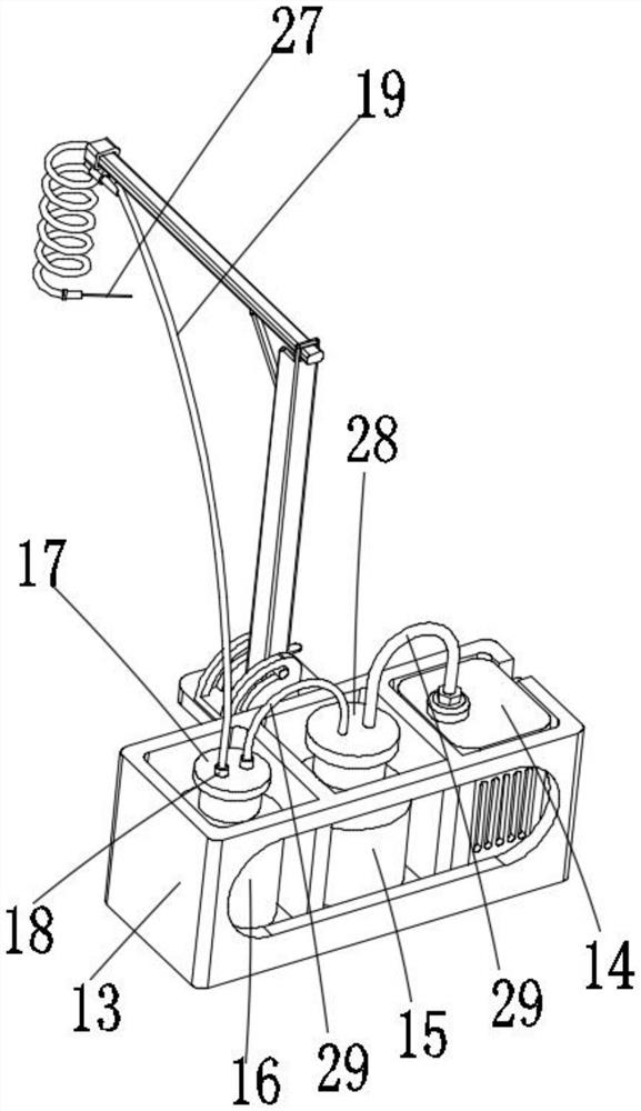 Clinical hydrops treatment device of neurosurgery department