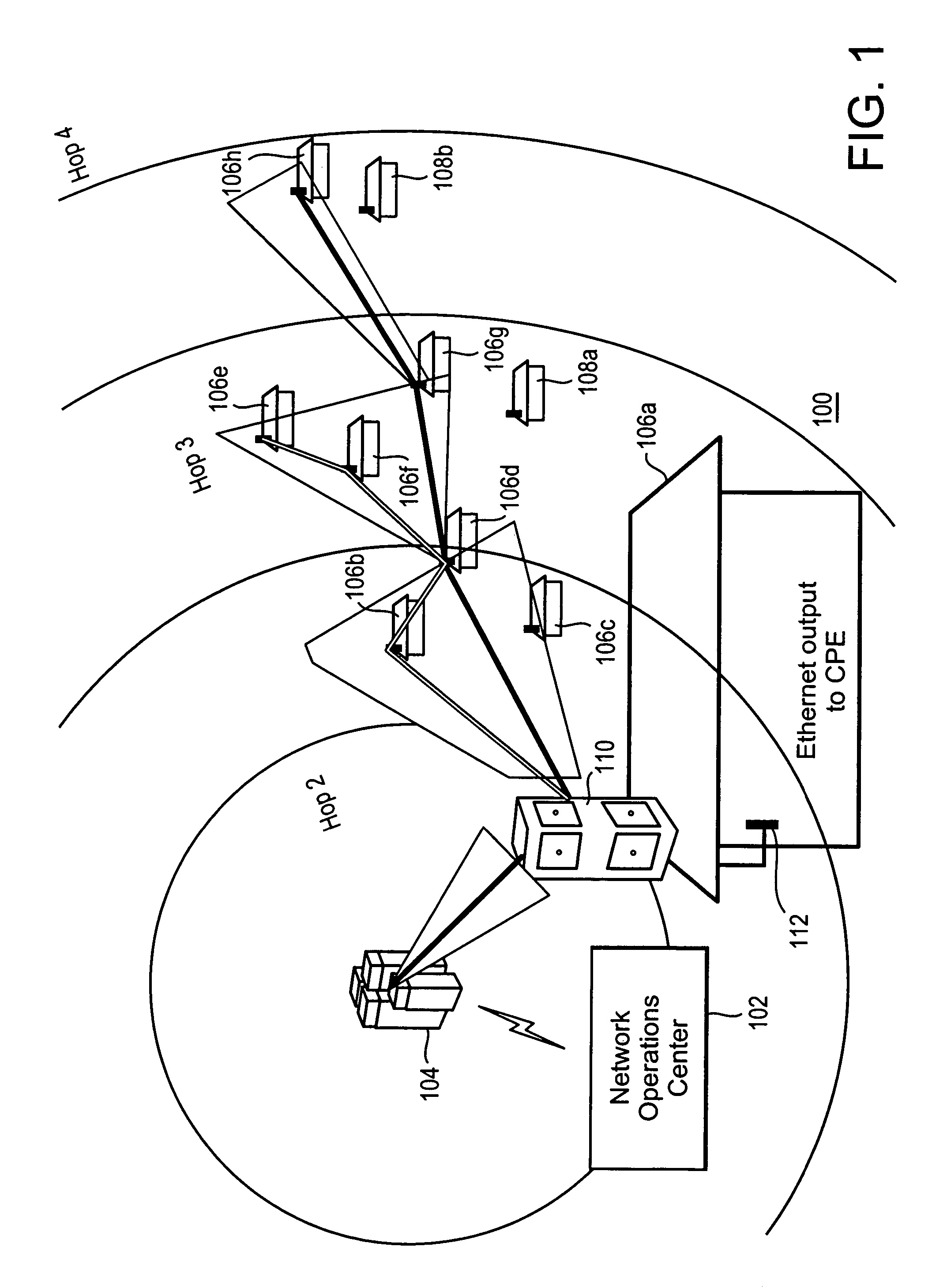 Managed microcell wireless mesh network architecture