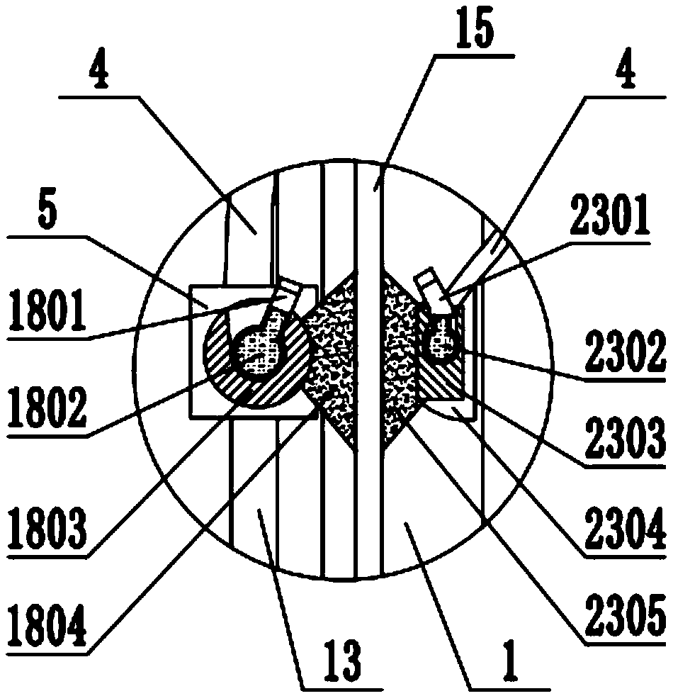 Device for automatically cleaning glass of glass window