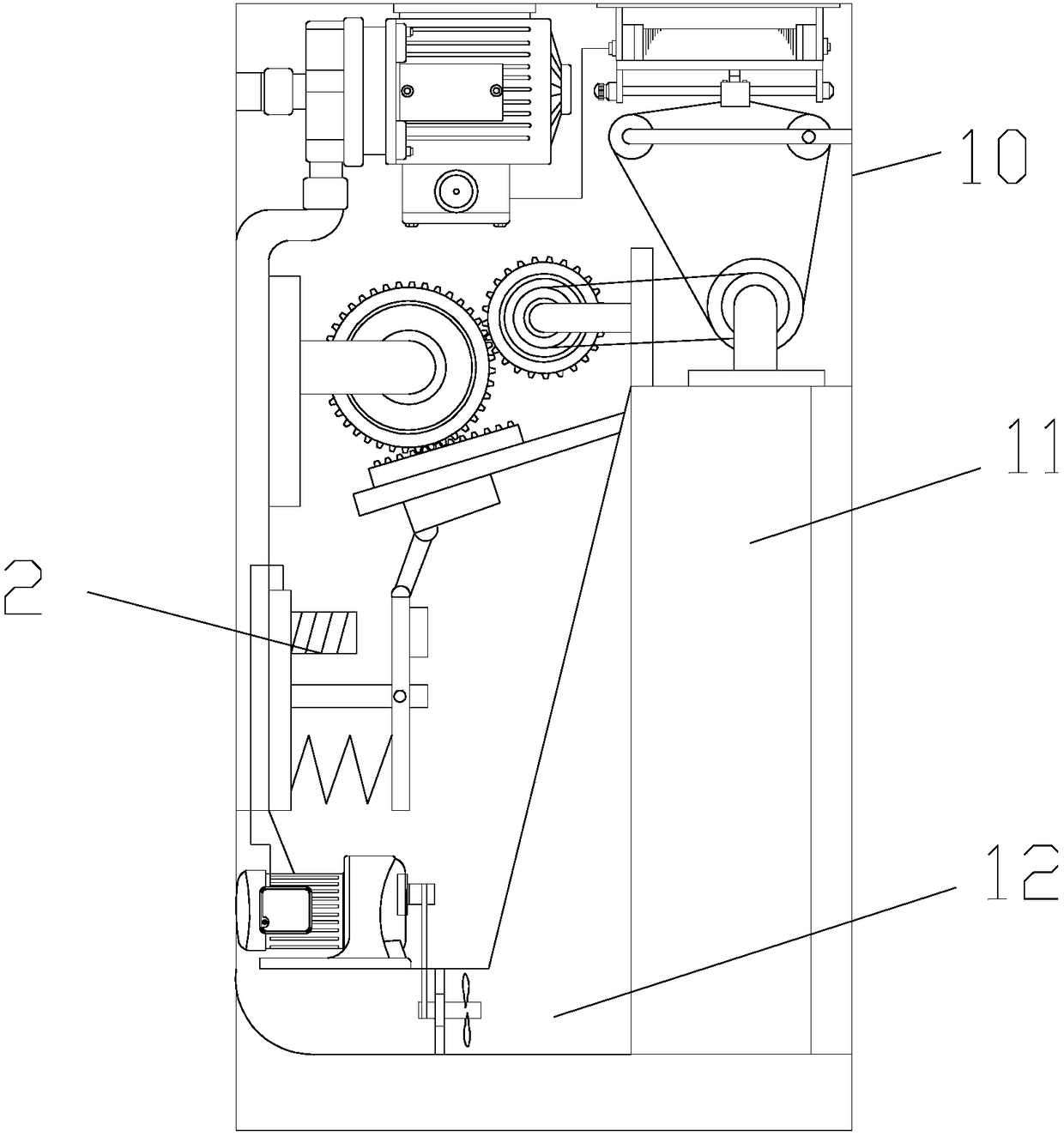 Bi-directional suspension type indoor air purification device