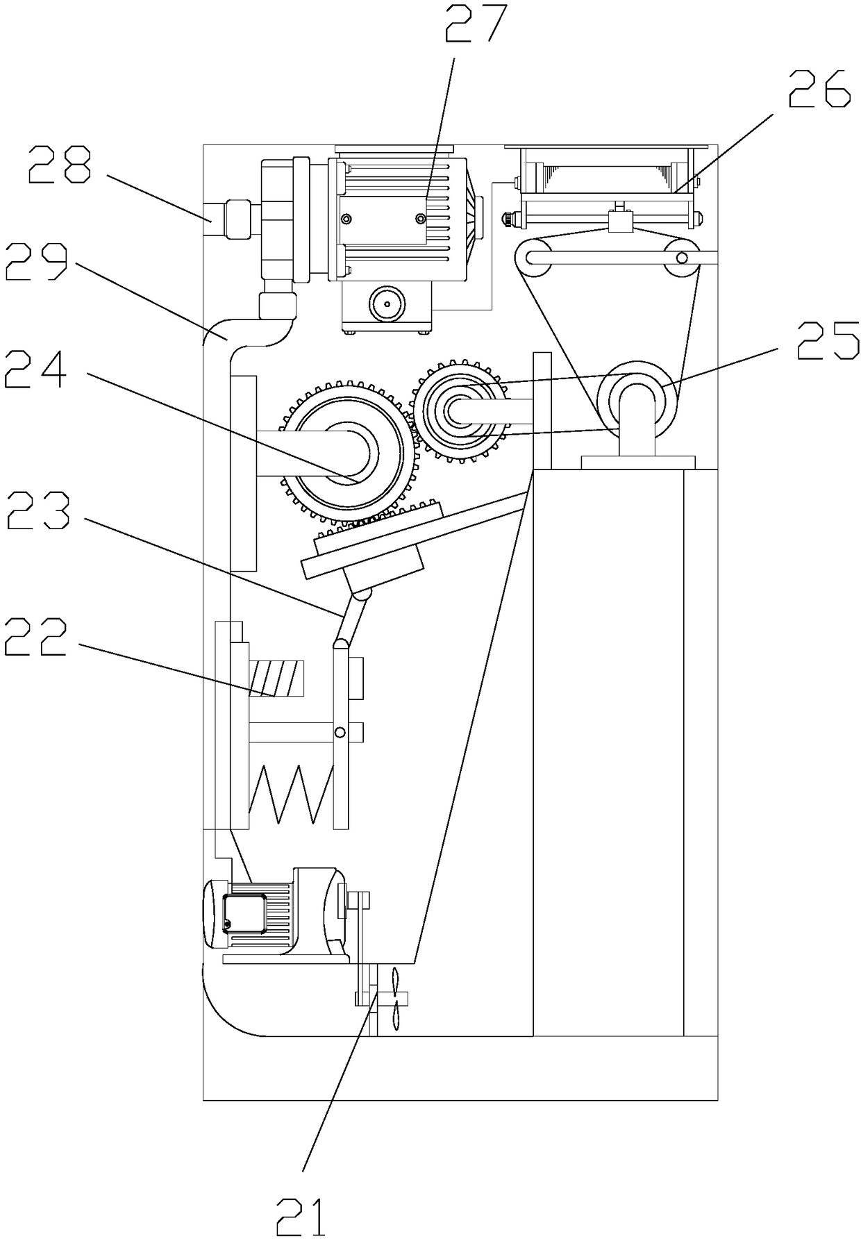 Bi-directional suspension type indoor air purification device