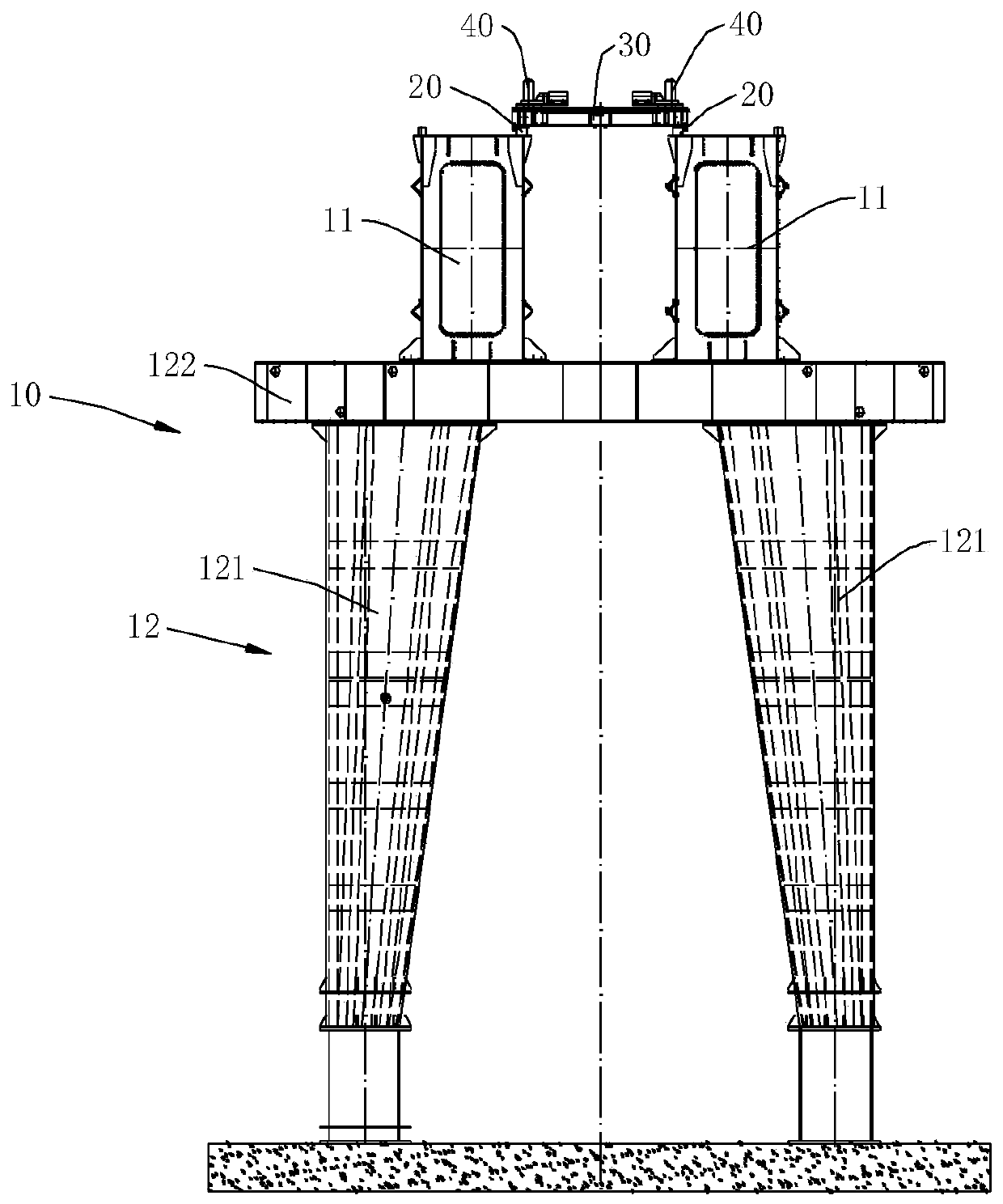 Segmental beam sliding assembly construction method