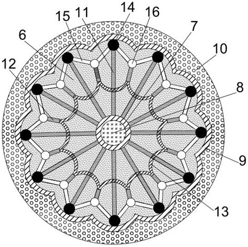 High-performance road traffic anti-collision barrel structure