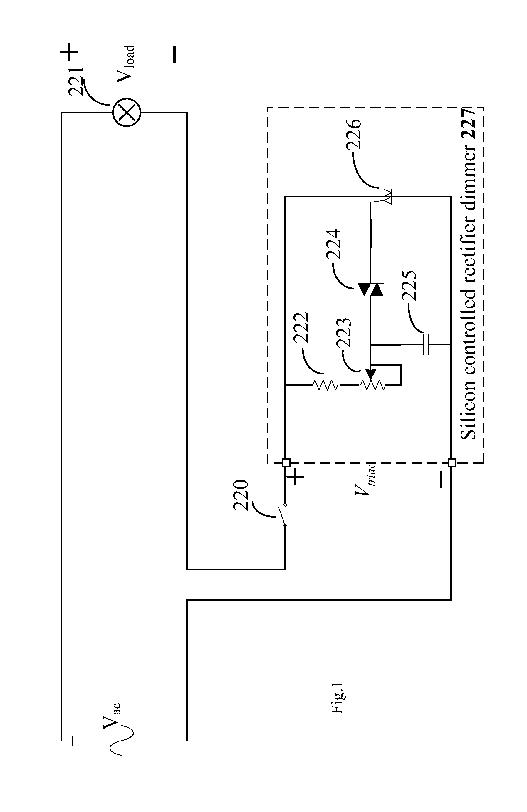 LED dimming device and LED dimming and driving circuit