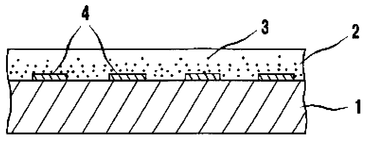 Layered structure and light-sensitive dry film used in same