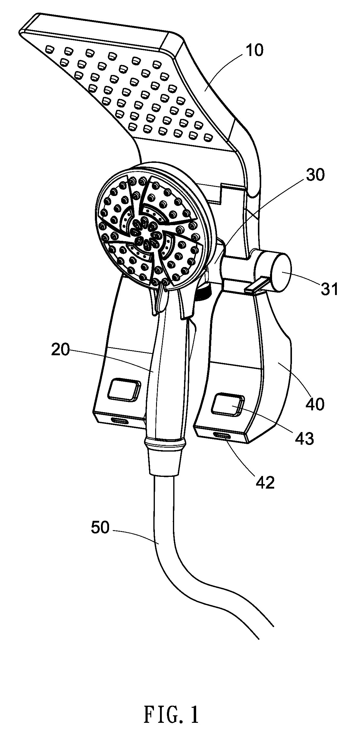 Shower structure with soap supply function