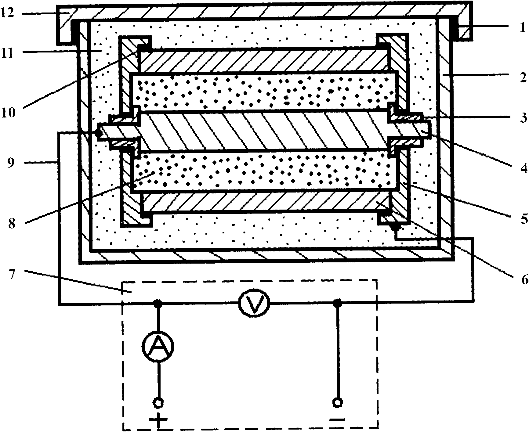 Direct current electric field enhanced powder chromizing method for inner surface of tubular part, and apparatus thereof