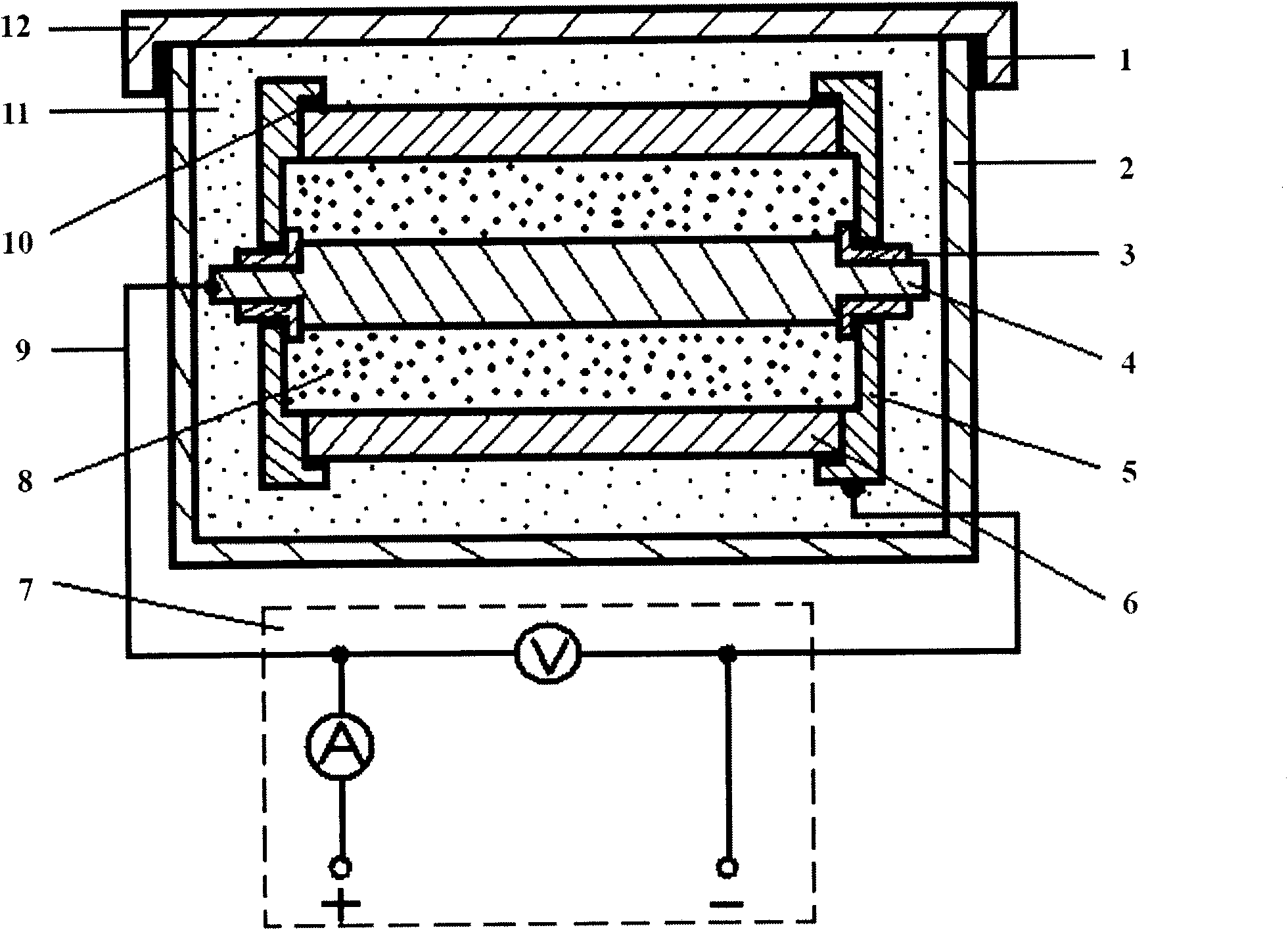 Direct current electric field enhanced powder chromizing method for inner surface of tubular part, and apparatus thereof