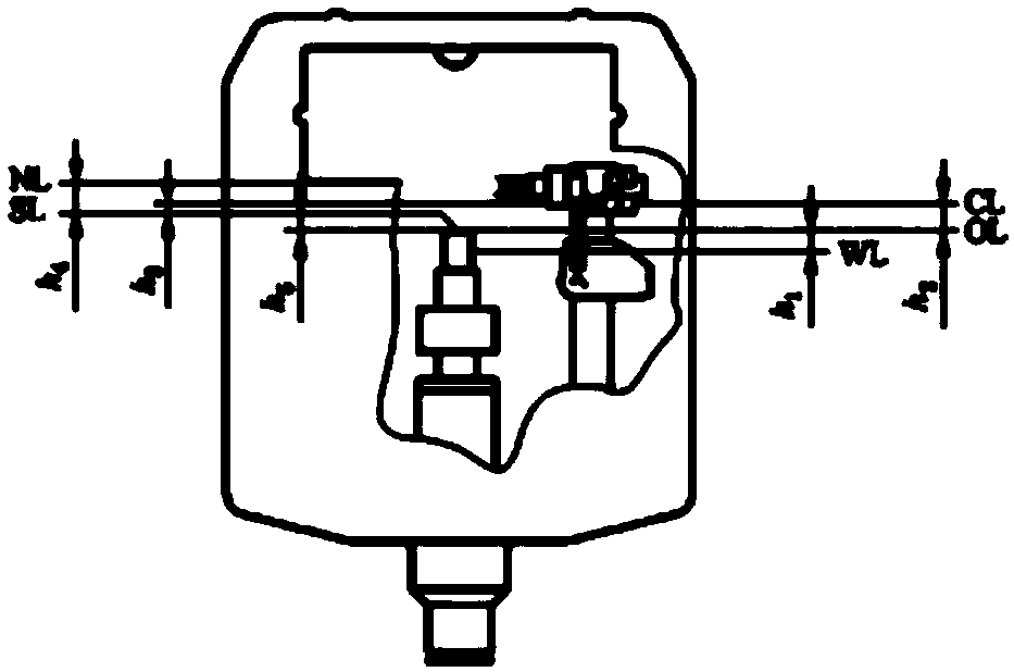 Method for detecting water inlet noise of toilet water tank by effective perceived noise level impulse measurement method