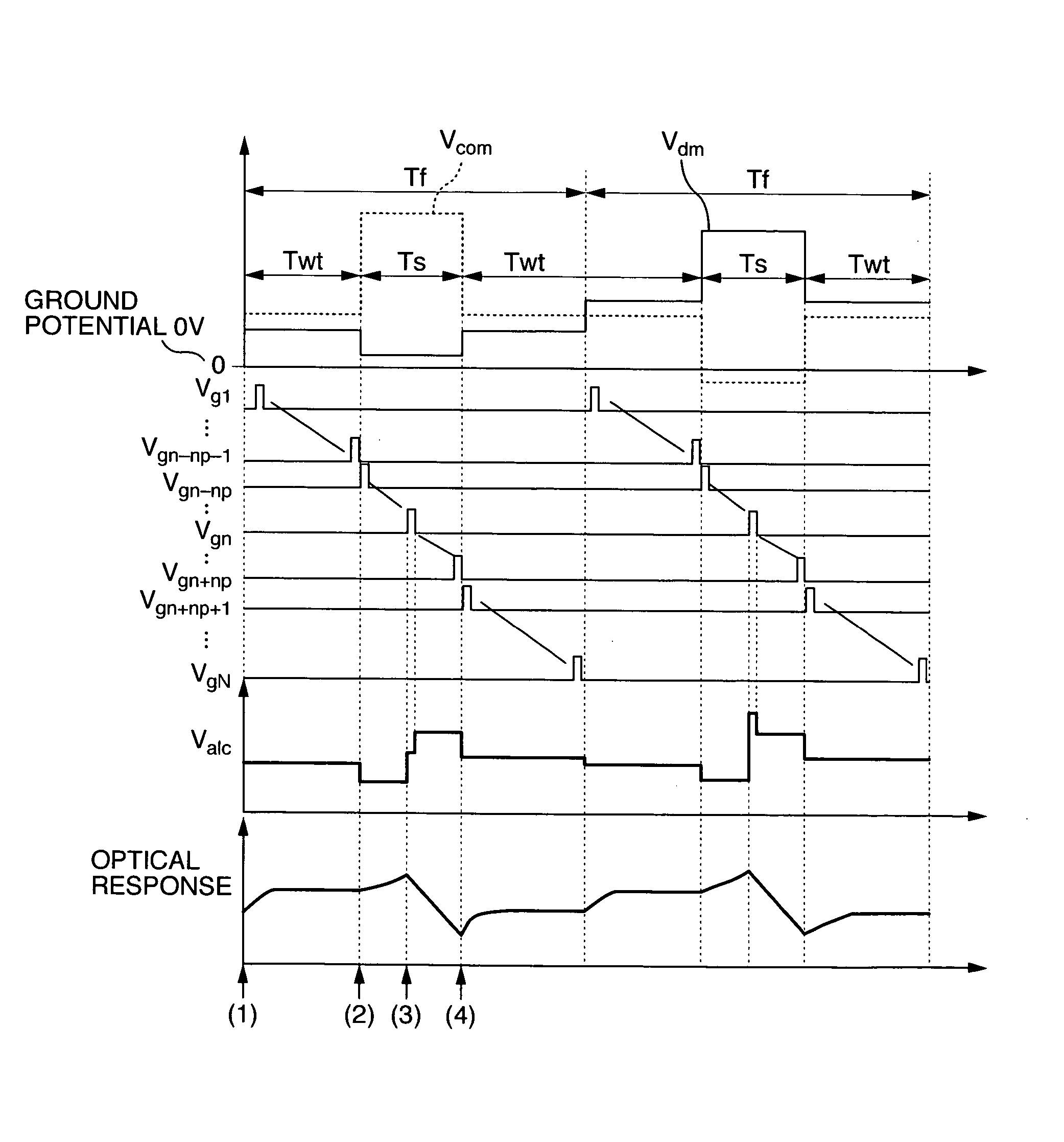 Liquid-crystal display device and method of driving liquid-crystal display device