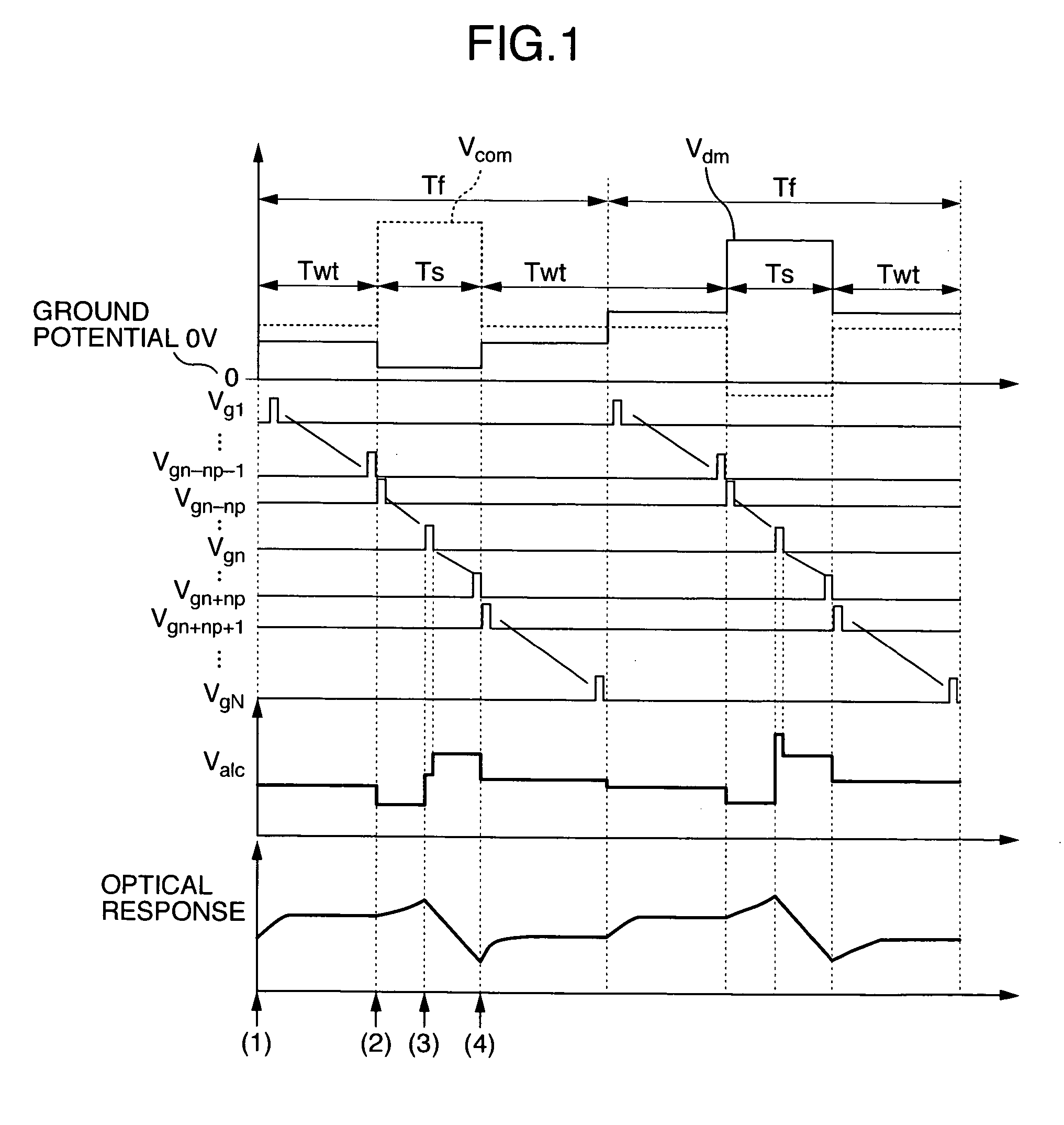 Liquid-crystal display device and method of driving liquid-crystal display device