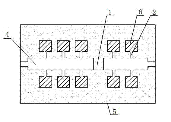 Method for lost foam casting of bimetal bi-solution composite crusher hammer head