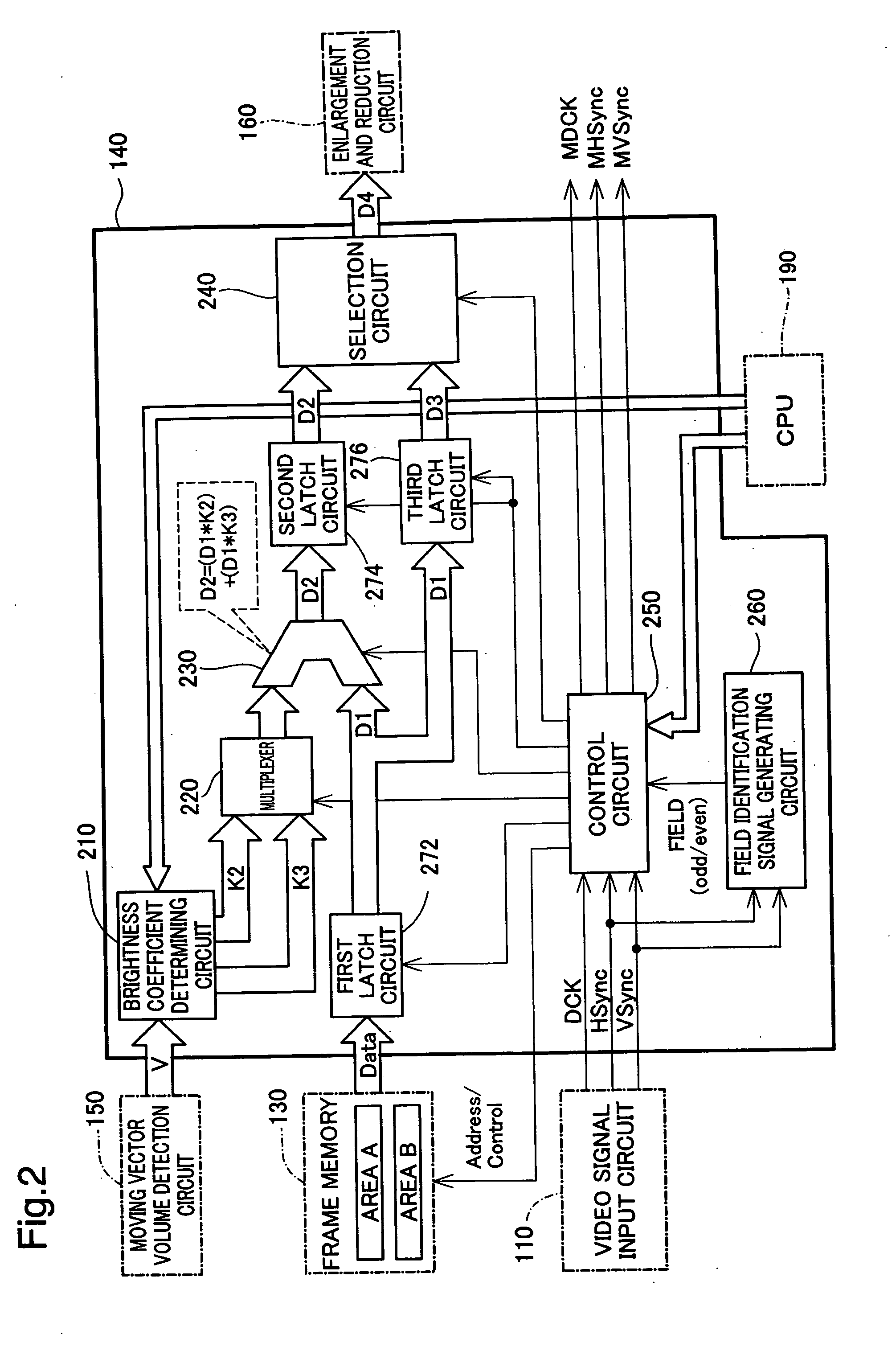 Moving image display device and method for moving image display