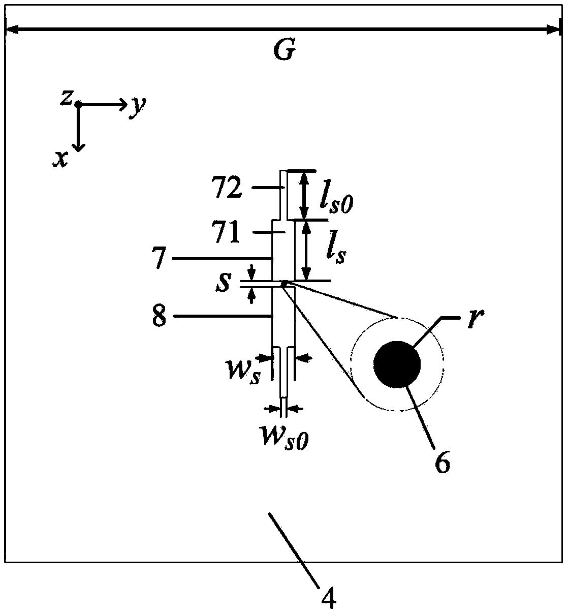 Filter dielectric resonator antenna with double-radiation zero value