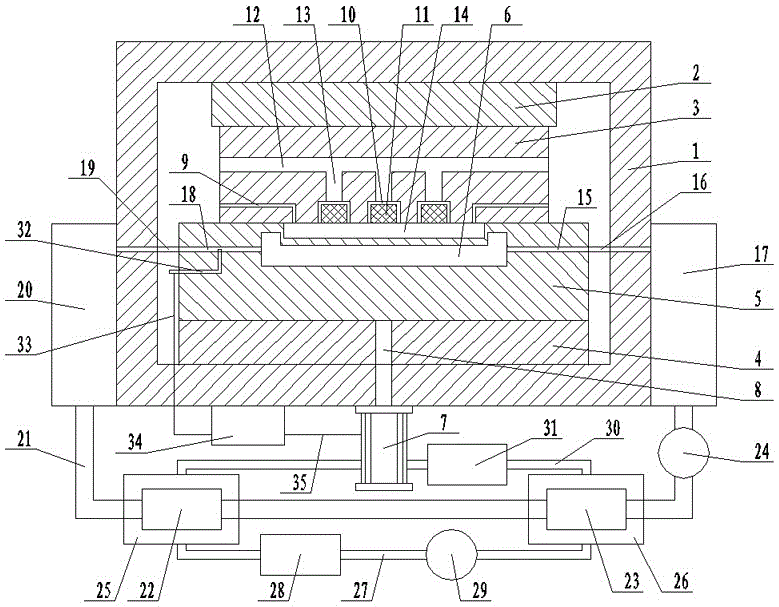 Automobile grille machining mold