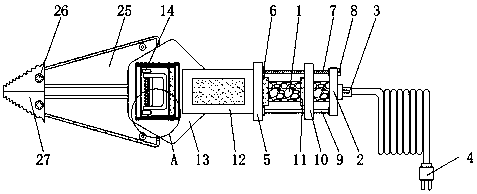 Electric expander convenient to operate