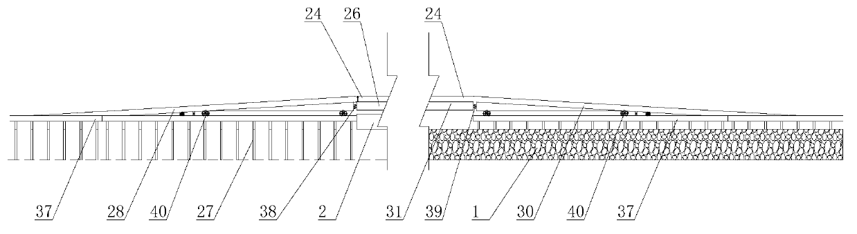 Open type tunnel boring machine (TBM) on-site concrete inverted arch synchronous lining trolley