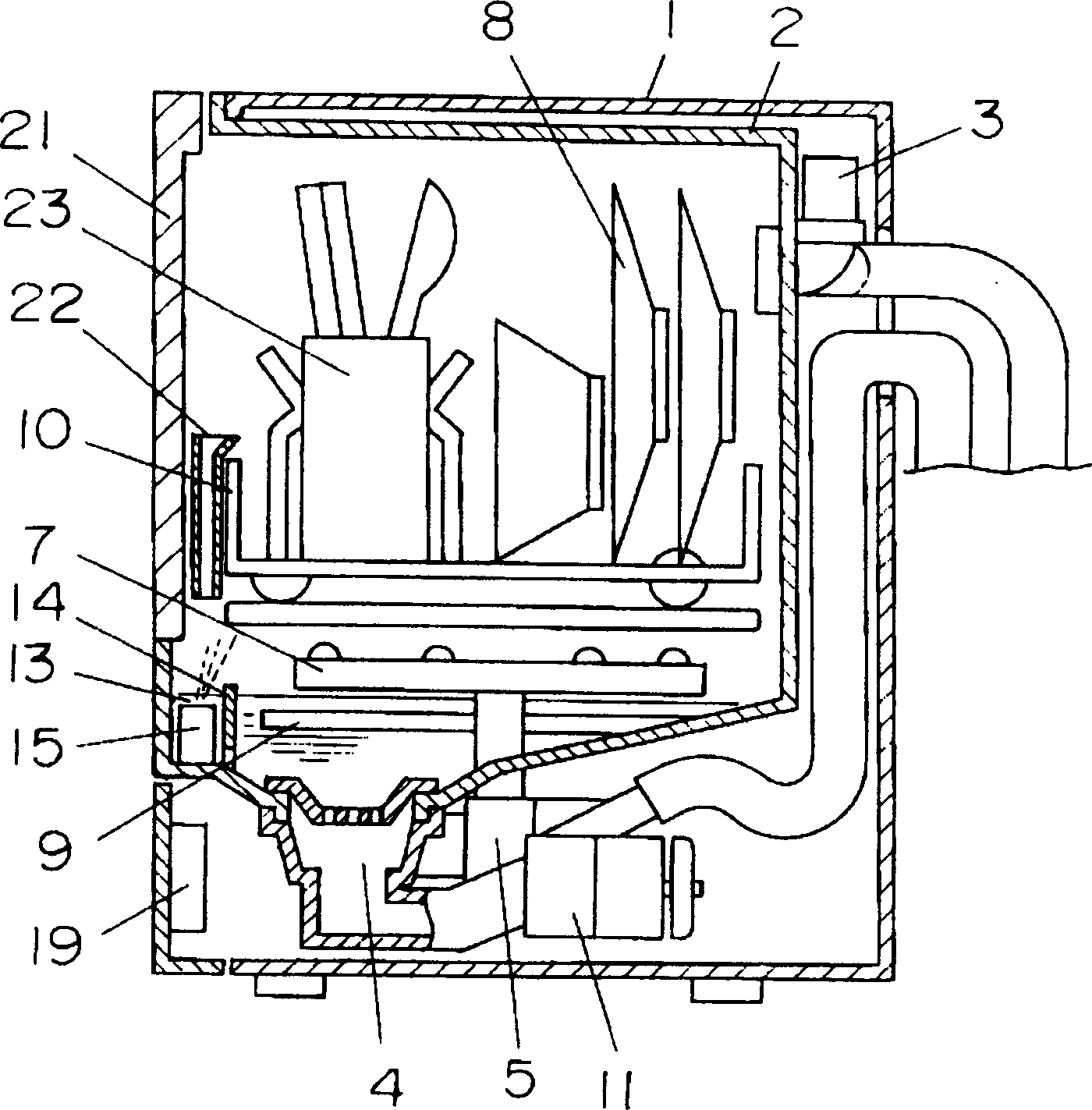 Tableware washing machine