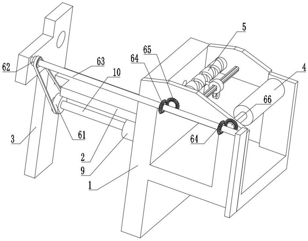 Integrated device for winding and taking up of textiles