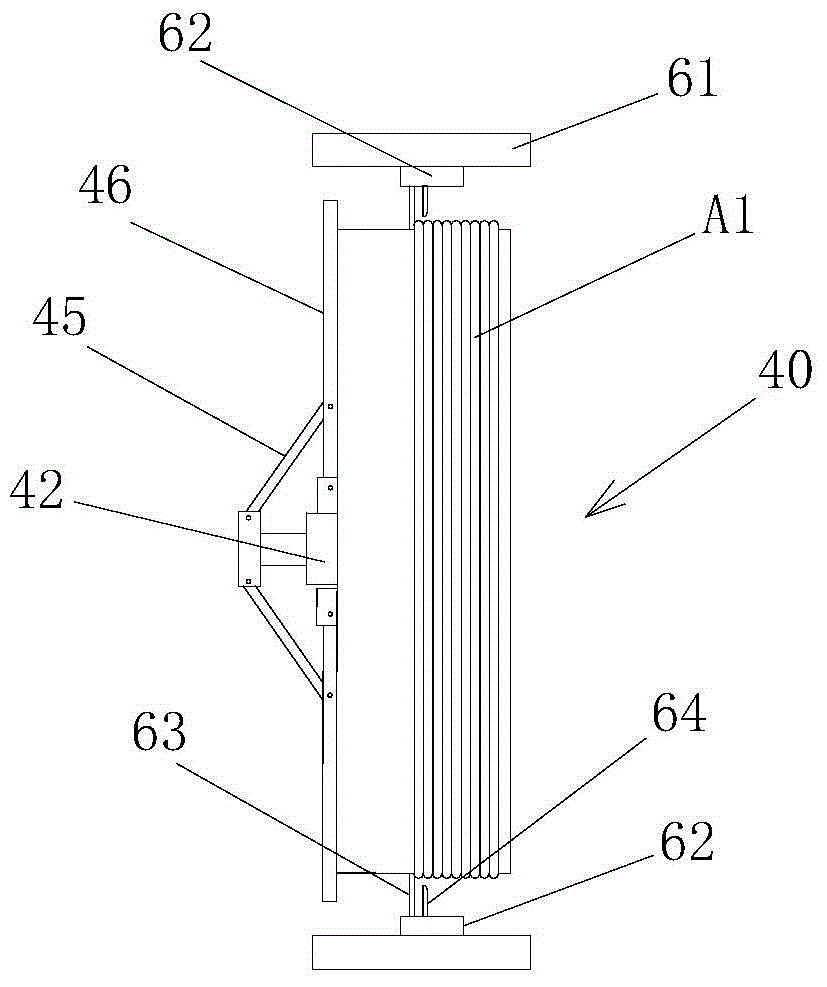 A cylindrical reinforcement cage welding equipment for municipal road and bridge engineering