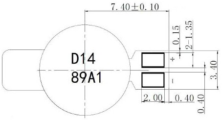 An anti-jamming type flat motor