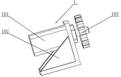 Device for contracting and releasing positioning block of beacon vessel