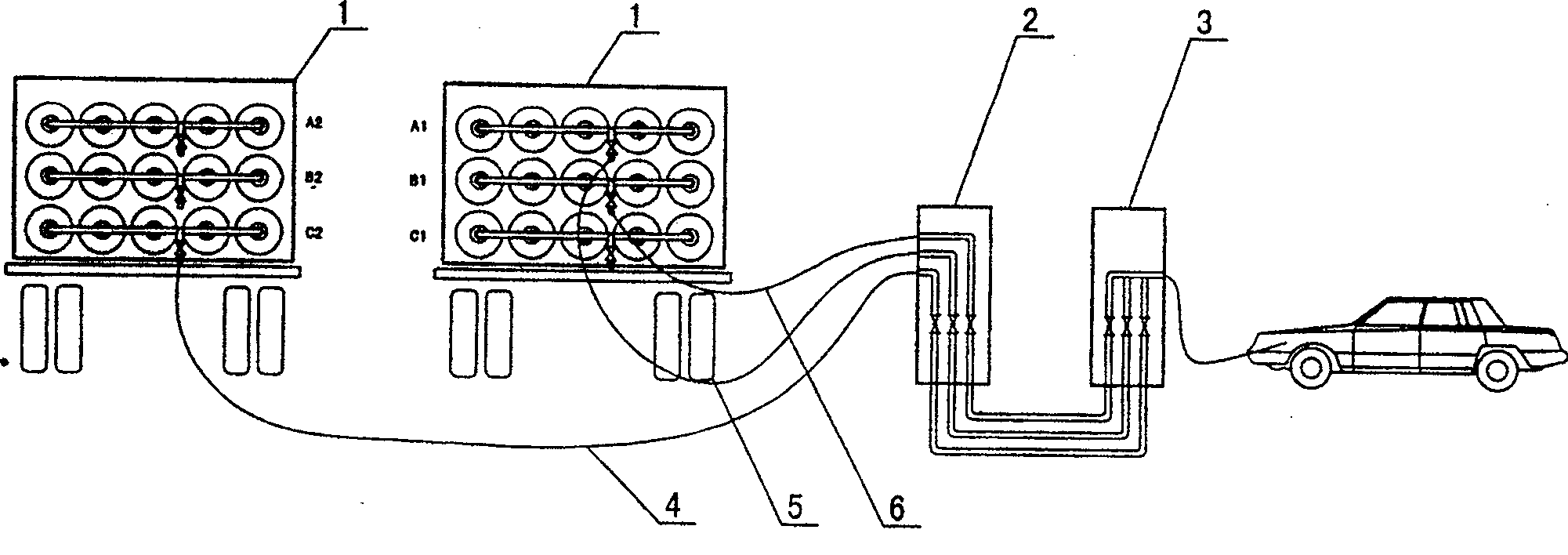 Non-power natural gas supplying system and method thereof