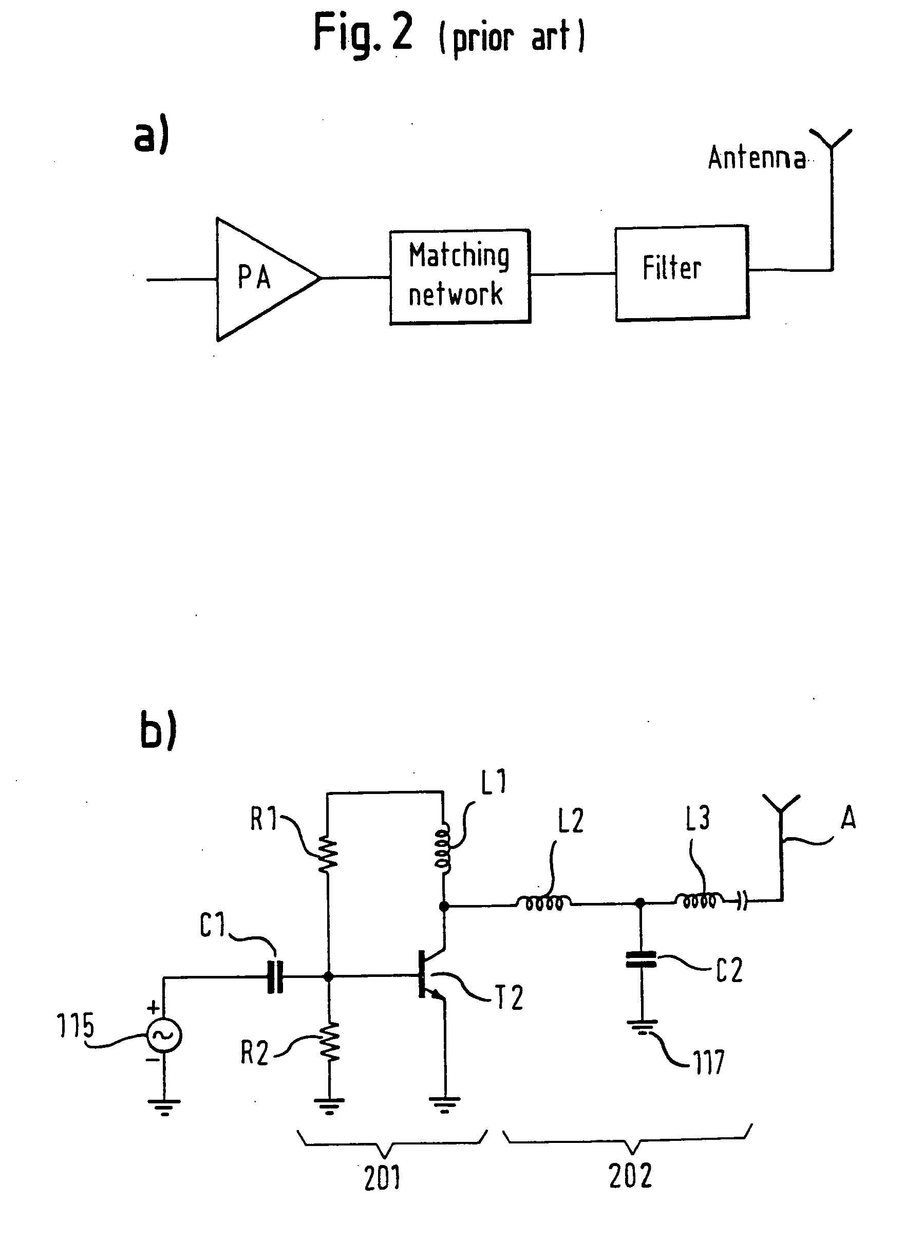 Coupling device for interfacing power amplifier and antenna in differential mode