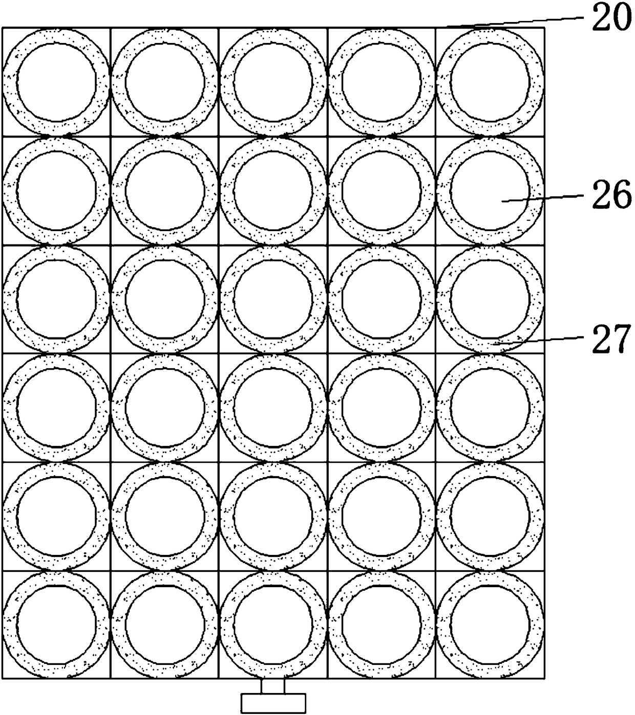 Biological enzyme auxiliary stirring mechanism