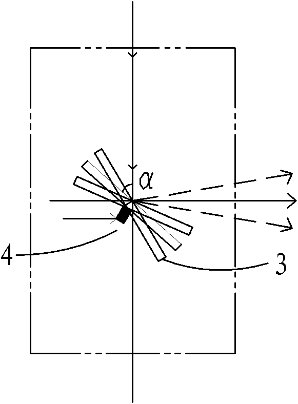 Wide screen projection method by utilizing single projection