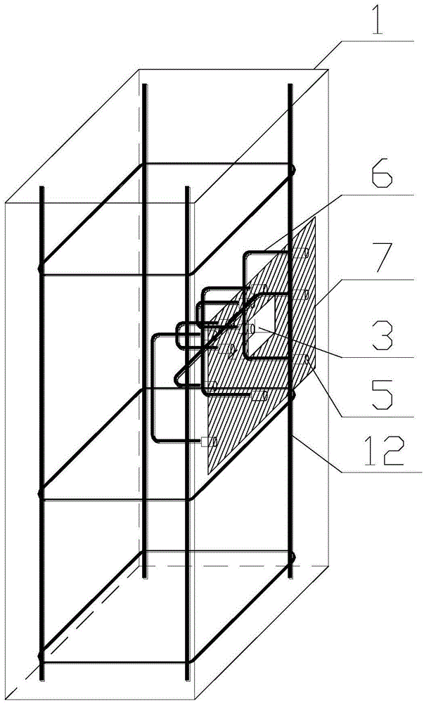 Separated type prefabricated reinforced concrete cow-leg pillar and construction method thereof