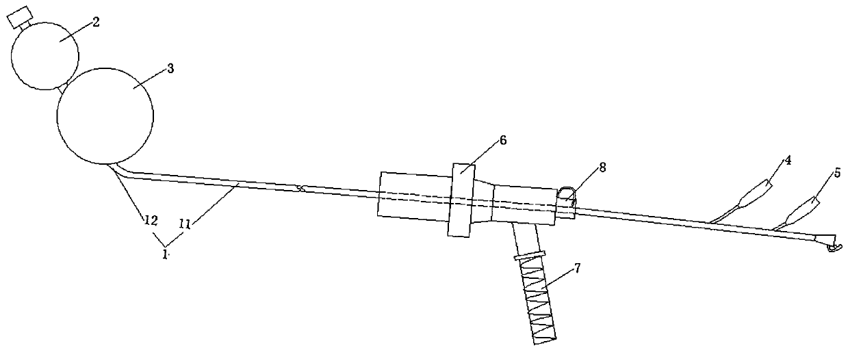 Novel clamping filling type double-capsule bronchus stopper