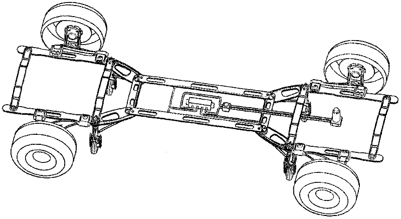 Transverse parking device of car