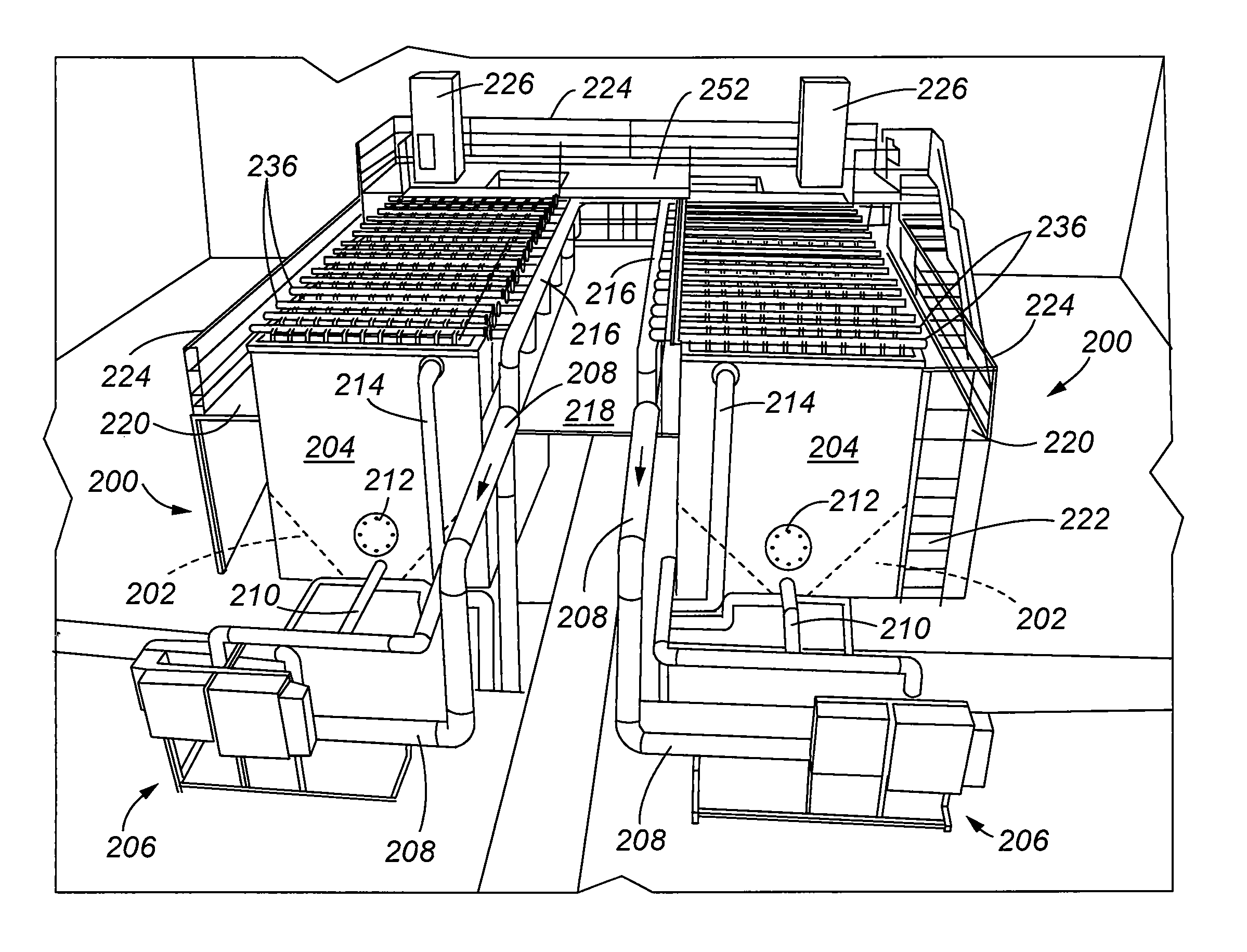 Method and apparatus for treatment of contaminated liquid