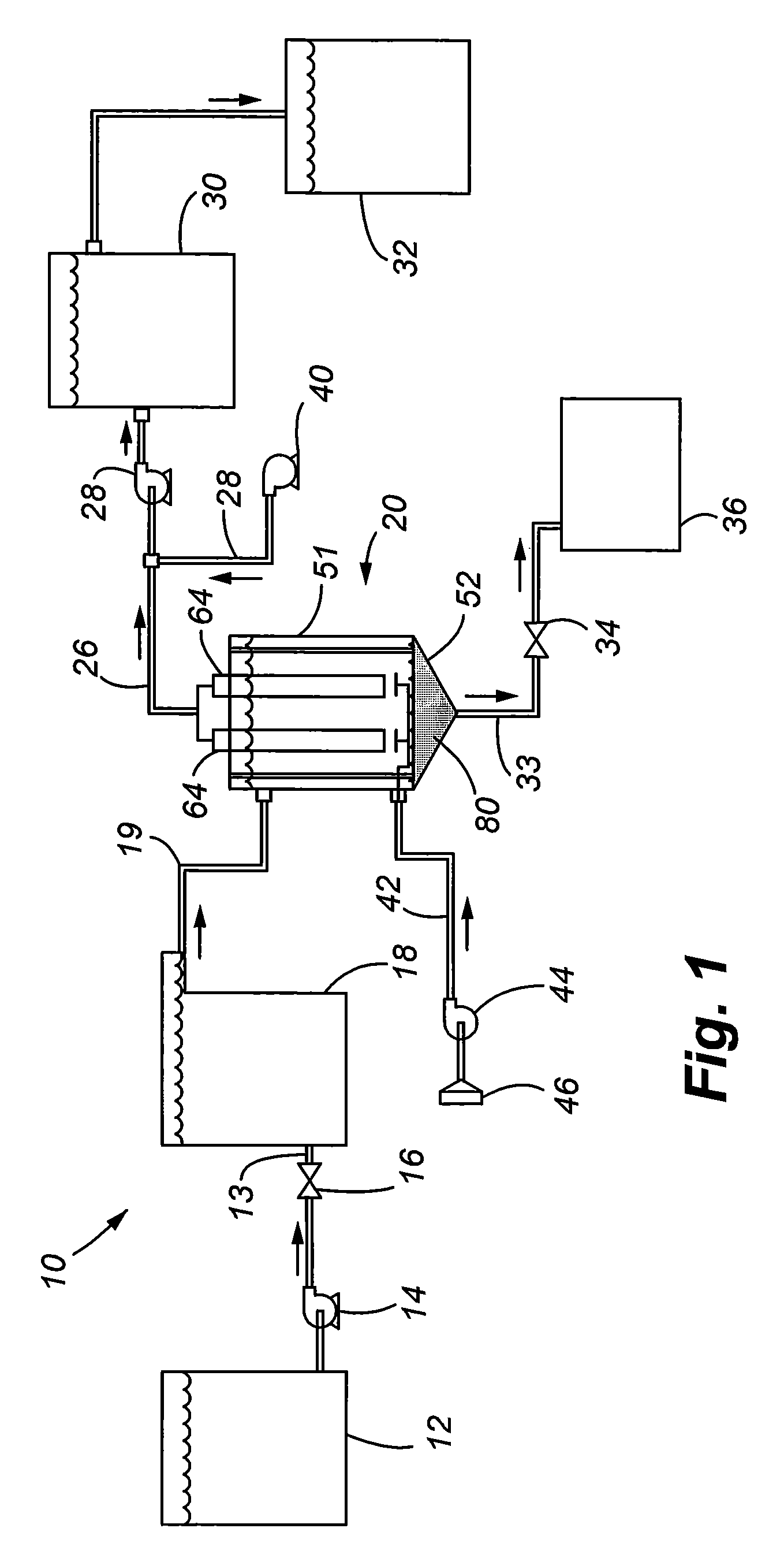 Method and apparatus for treatment of contaminated liquid