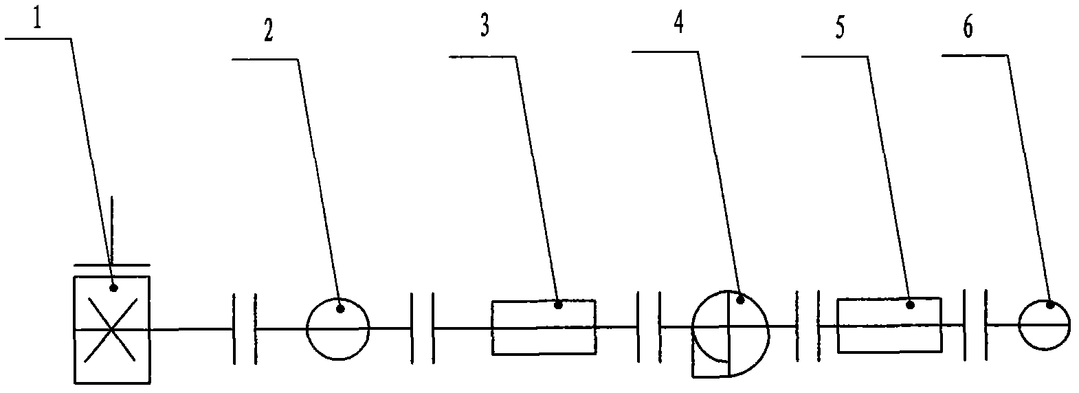 Parallel-in transferring test platform of generator