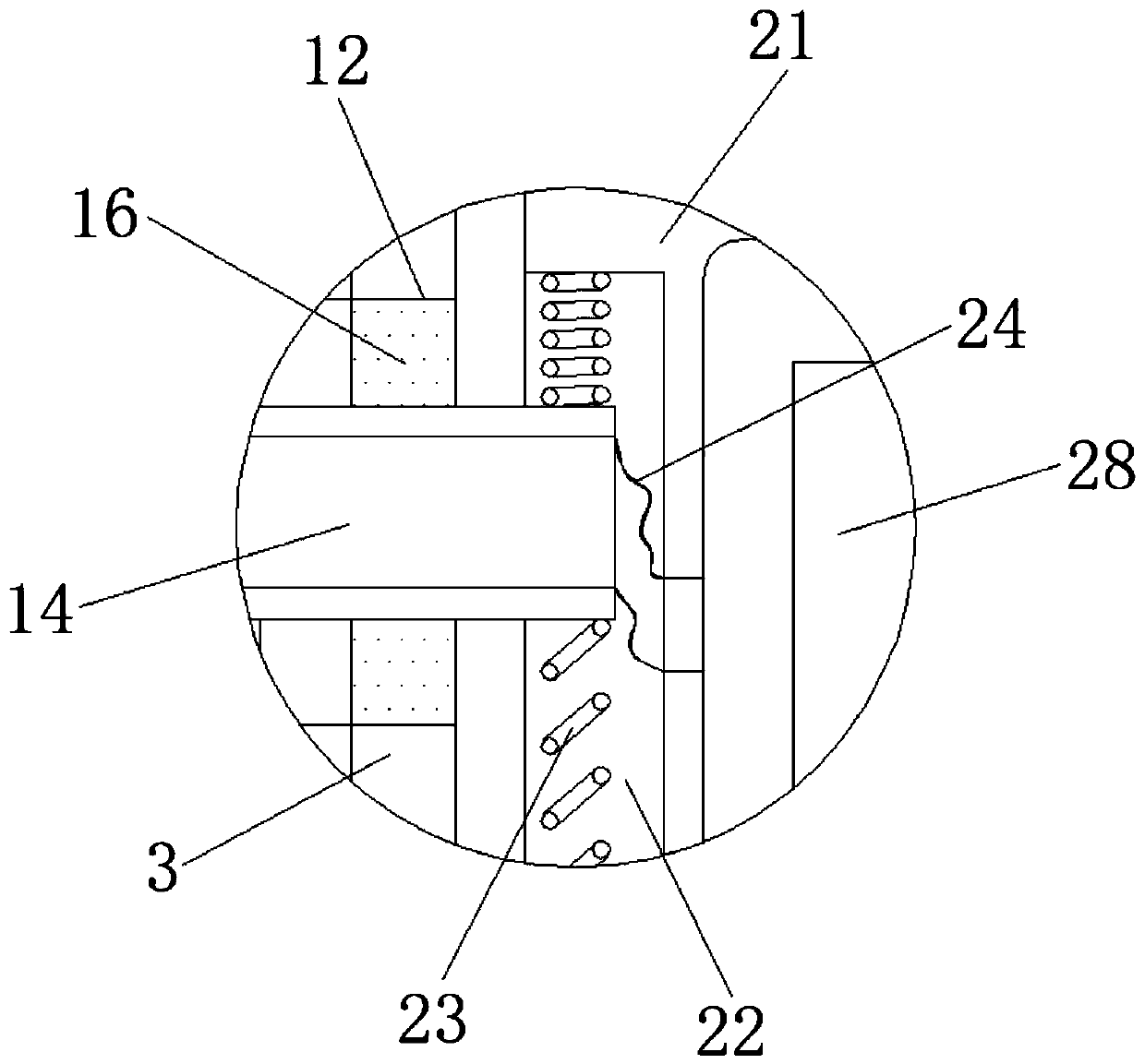 Negative pressure type pericarpium citri reticulatae drying device and method