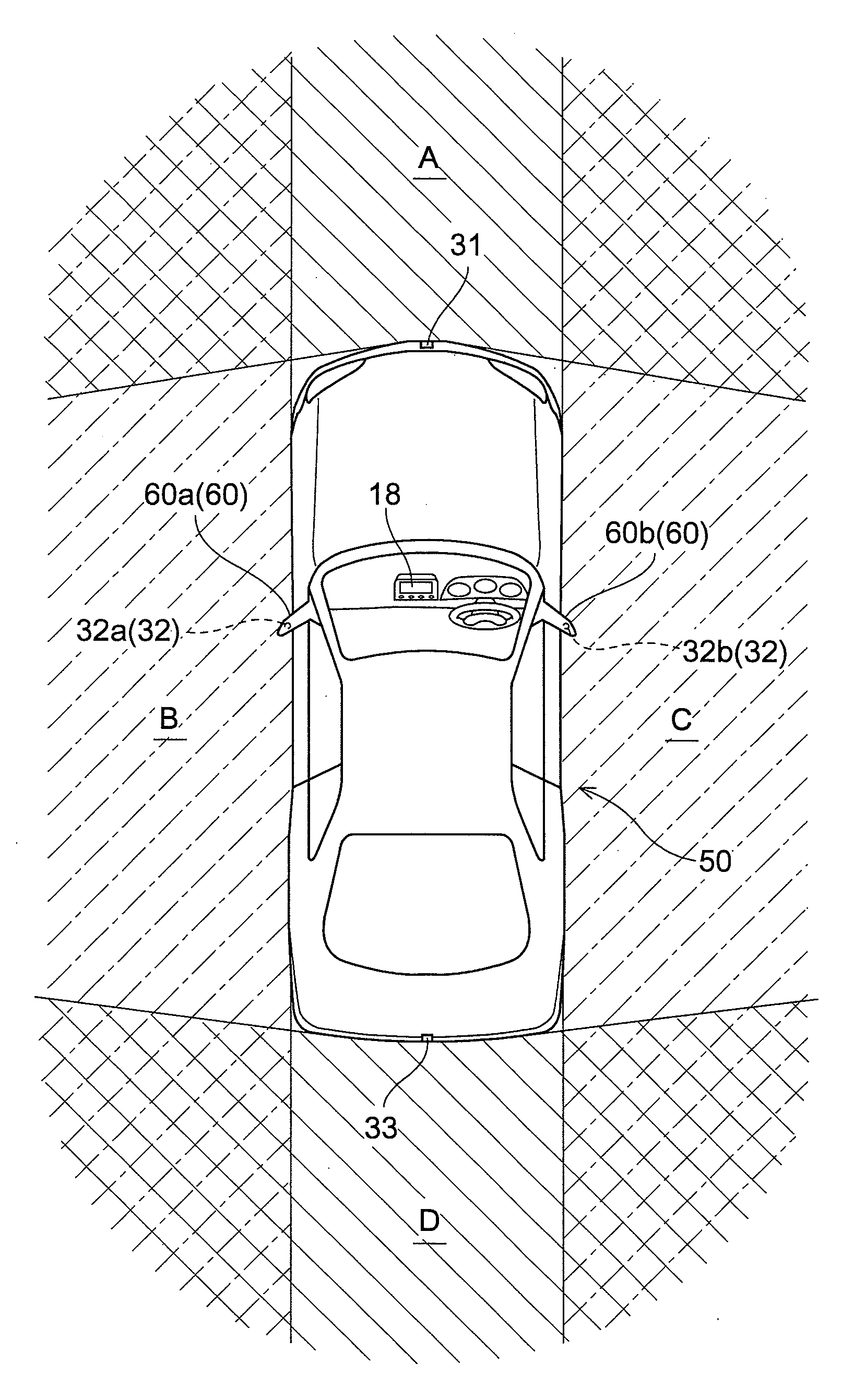 Vehicle surroundings monitoring device