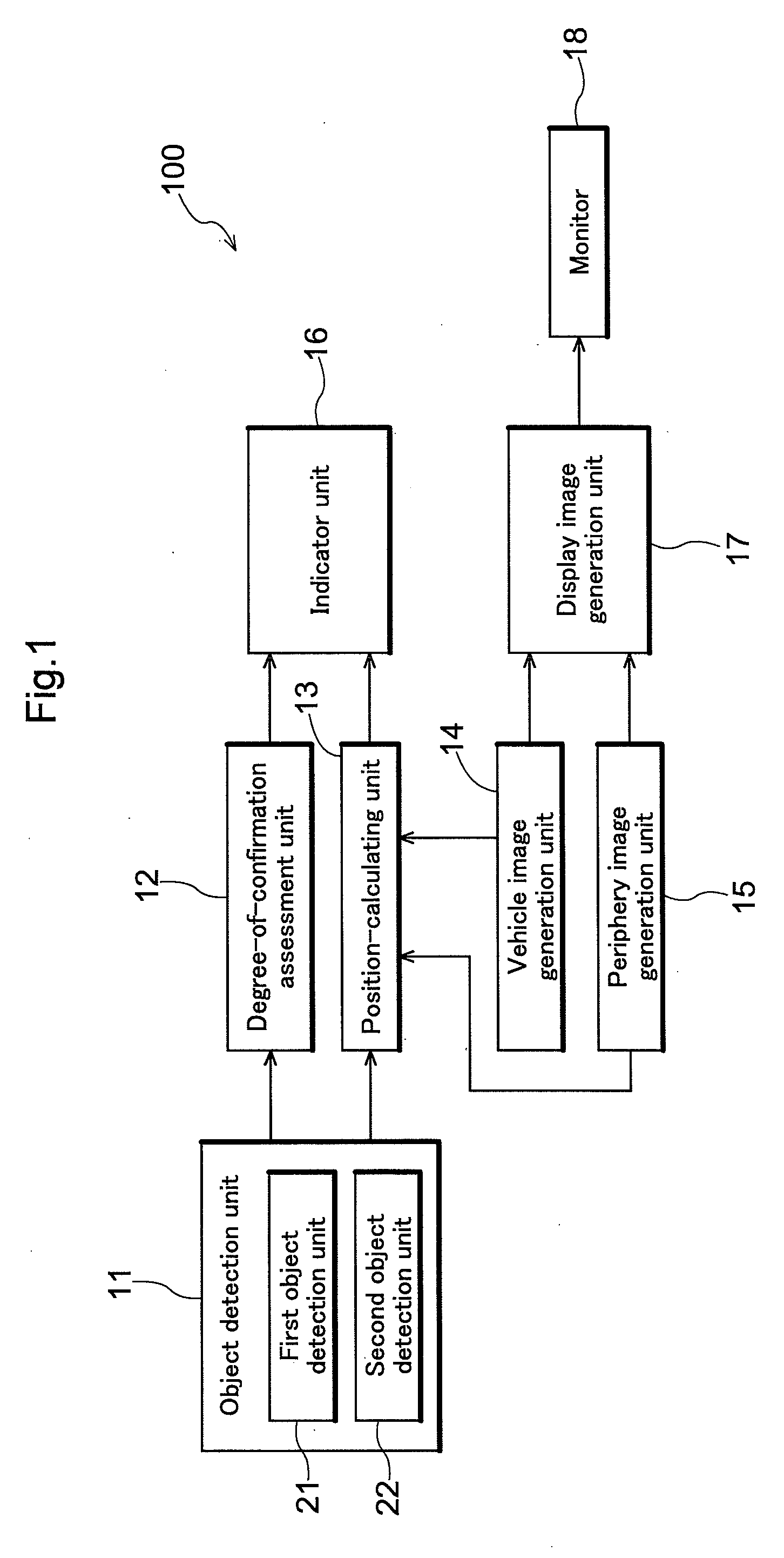 Vehicle surroundings monitoring device