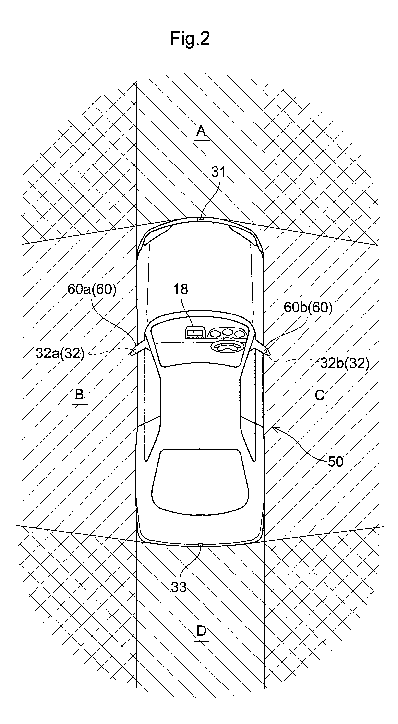 Vehicle surroundings monitoring device