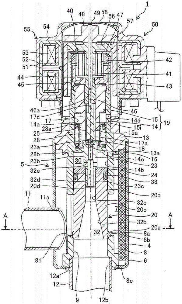 Electrically operated valve